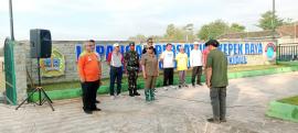 Apel Jumat Bersih bersama Bupati di Lapangan Persatuan Kepek Raya